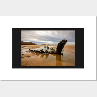 The Helvetia Wreck, Rhossili Bay Posters and Art